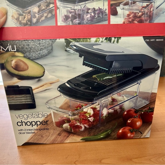 Vegetable/fruit Chopper lot of 14 pieces kitchen gadget cuts/chops/slices/dices - Picture 2 of 9